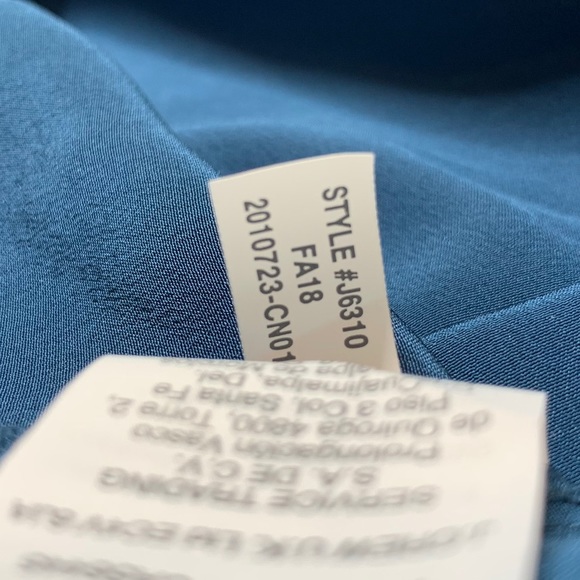 J. Crew Point Sur Silk Popover Blouse - Picture 8 of 10